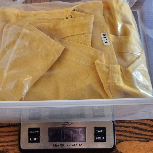 Christopher & Banks Yellow Hooded Zip-Up Vest | Size L | Bright Utility Layer - Picture 12 of 12